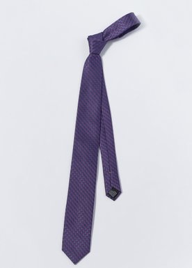 Краватка, V6004 бузковий з т/синім, 7см
