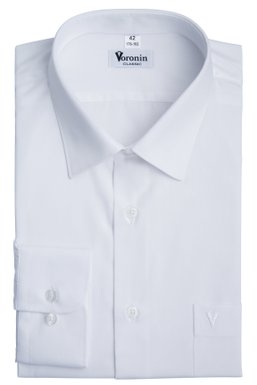 Рубашка мужская классическая VK-345N (белый), 49, (182-188) L