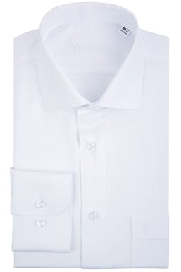 Рубашка мужская классическая VK-345-187 (белый), 49, (182-188) L
