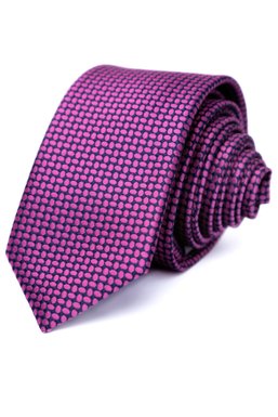 Краватка, V6002 т/рожевий, 7см