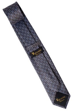 Краватка, V6004 брунатний з сірим, 7см