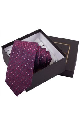 Краватка V44 600 (бордовий), 6 см
