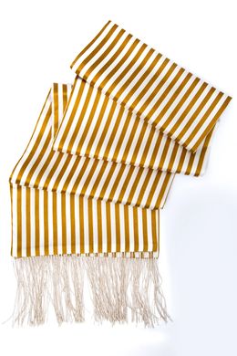 Шарф декоративный, желтый (DE 8), 23х160