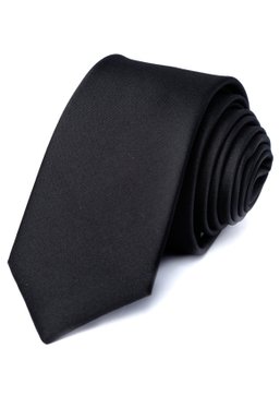 Краватка, V6002 чорний, 6см