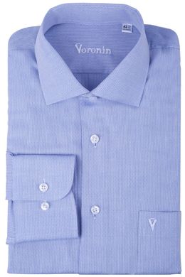 Рубашка мужская классическая VK-345-187 (голубой), 41, (170-176) S