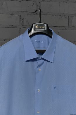 Рубашка мужская классическая VK-345К (голубой), 41, (176-182) M