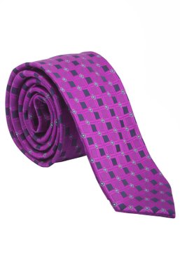 Краватка, V6002 т/бузковий, 7см