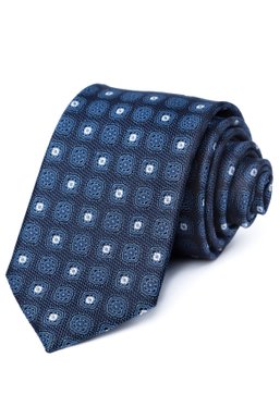 Краватка, V6004 т/синій, ширина 7см
