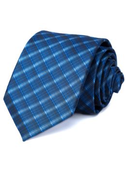 Краватка, V6002 т/синій з блакитним, 7см